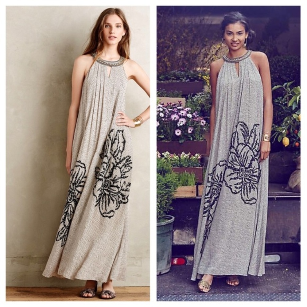 Anthropologie Ranna Gill Maxi Dress